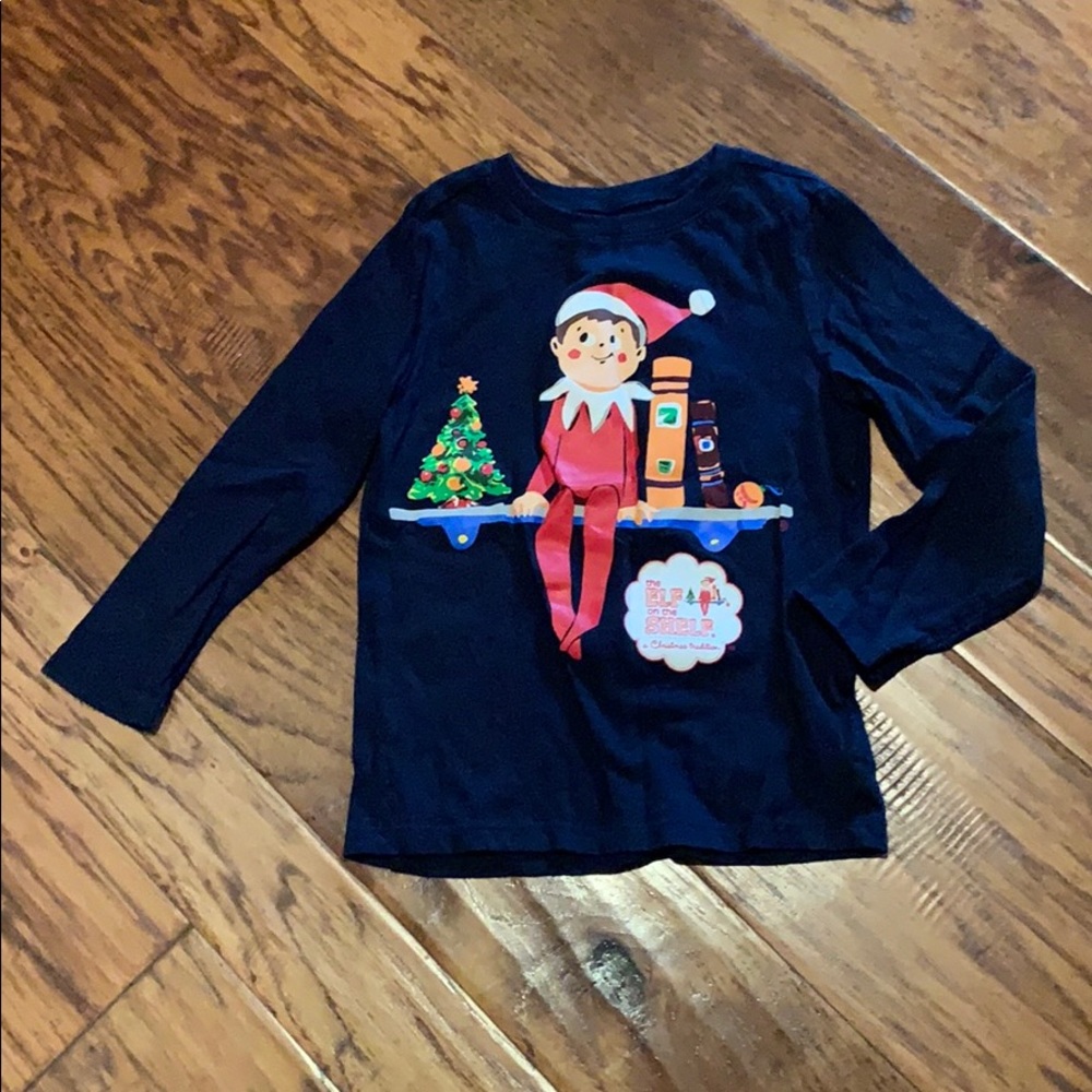 Old Navy Elf on the Shelf Long Sleeve Tee